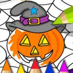 Halloween Coloring Book Game